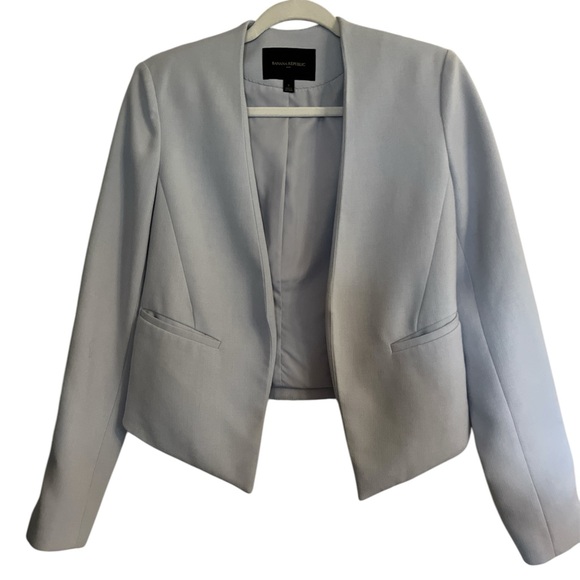 Banana Republic Jackets & Blazers - Banana Republic light Purple Open Blazer Tailored & Lined with pockets Size 2